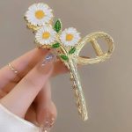 کلیپس بابونه فلزی