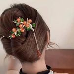 گیره چفتی خرمالو آویز دار