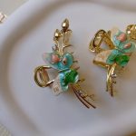 کلیپس فلزی پروانه گل لاله