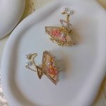 مینی کلیپس طرح بادبزن آویز مروارید
