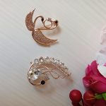 گلسینه دو قوی نگین دار و سیمرغ نگینی