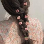 گیره ی مینی انبری صورتی